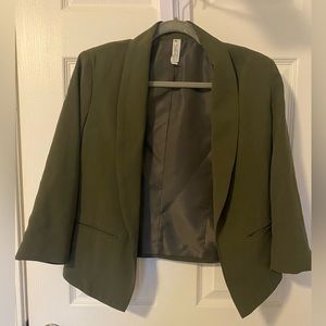 Mural olive green blazer